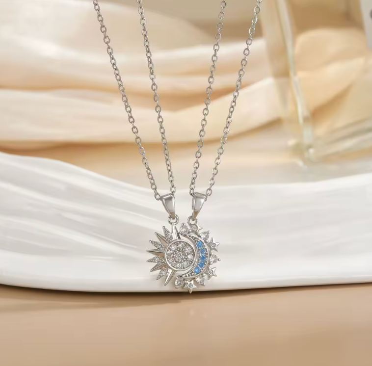 Set de Collares Sol y Luna para Parejas