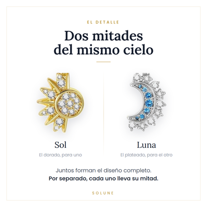 Set de Collares Sol y Luna para Parejas