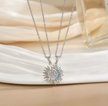 Set de Collares Sol y Luna para Parejas